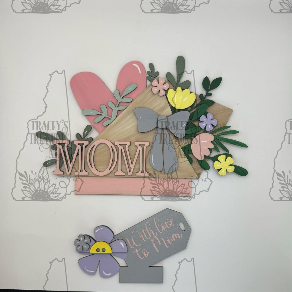 Mother's Day insert for Vintage Box © and Hutch Drawer Cabinet