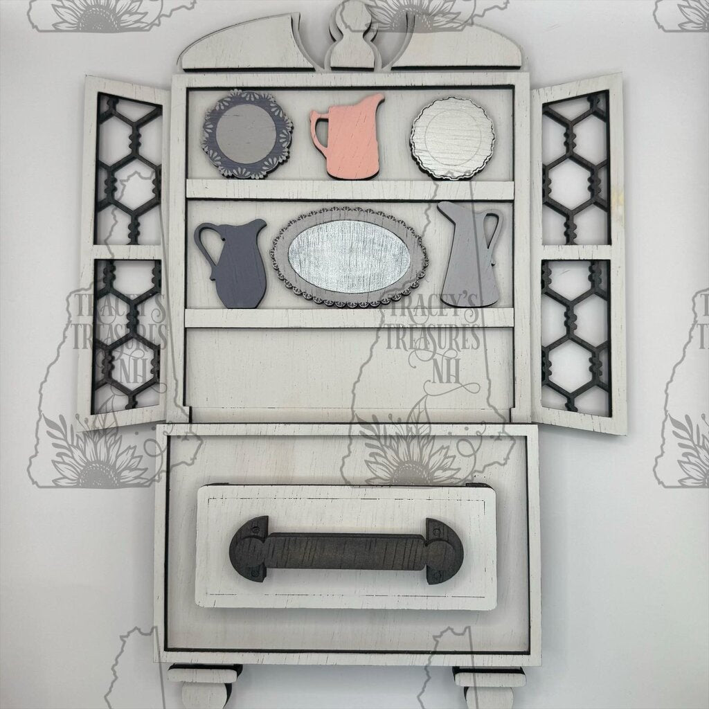 Hutch Drawer Cabinet