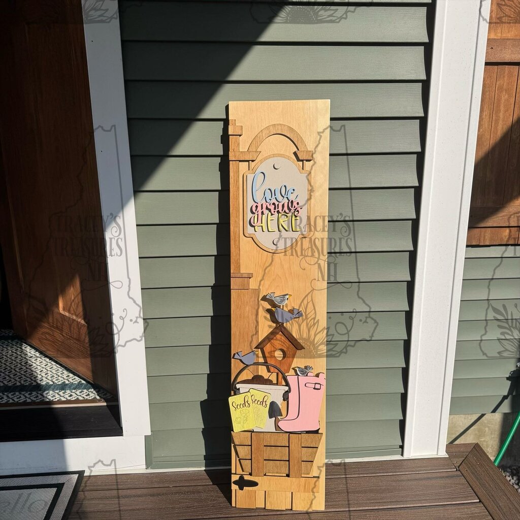 4' Tall Fencepost Porch Leaner