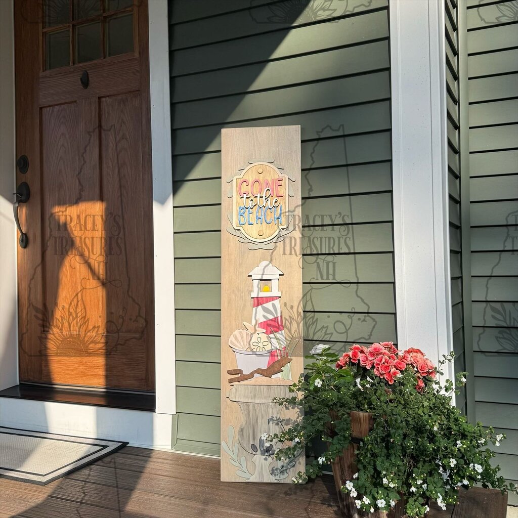 4' Tall Pedestal Porch Leaner