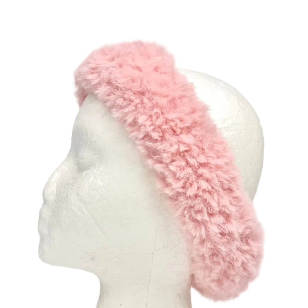 Ear Warmer - Pink Poodle