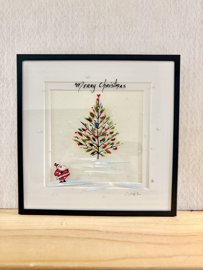 Santa tree 6x6" frame