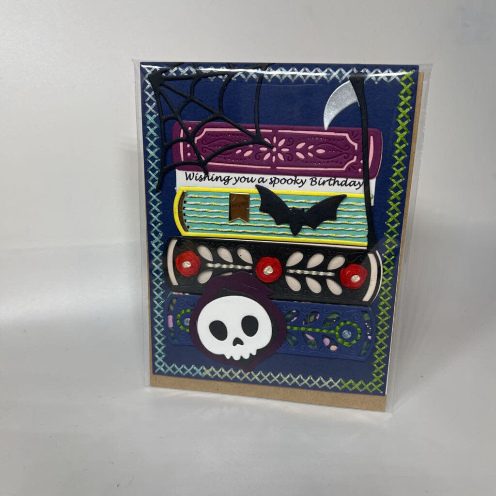 Stitched Book Card
