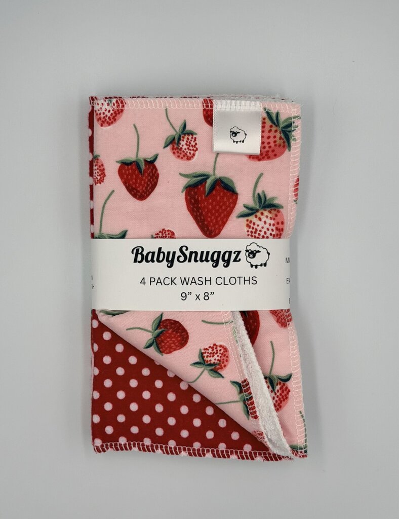 4 Pack Wash Cloths