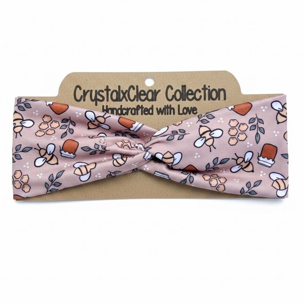Honey I'm Comb Soft Stretch Twist Knot Headband | CrystalxClear Collection