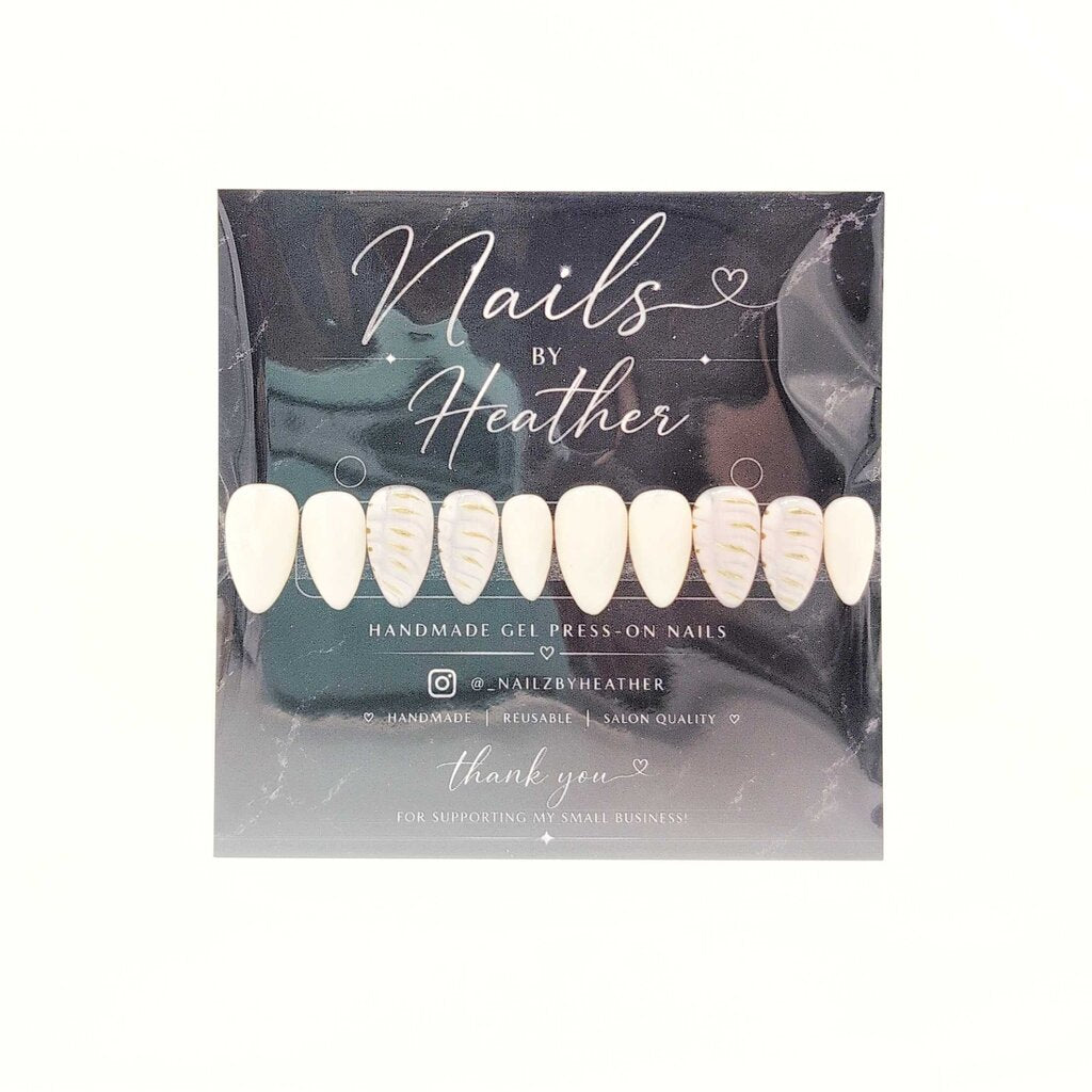 Golden Ivory Set - Short Almond