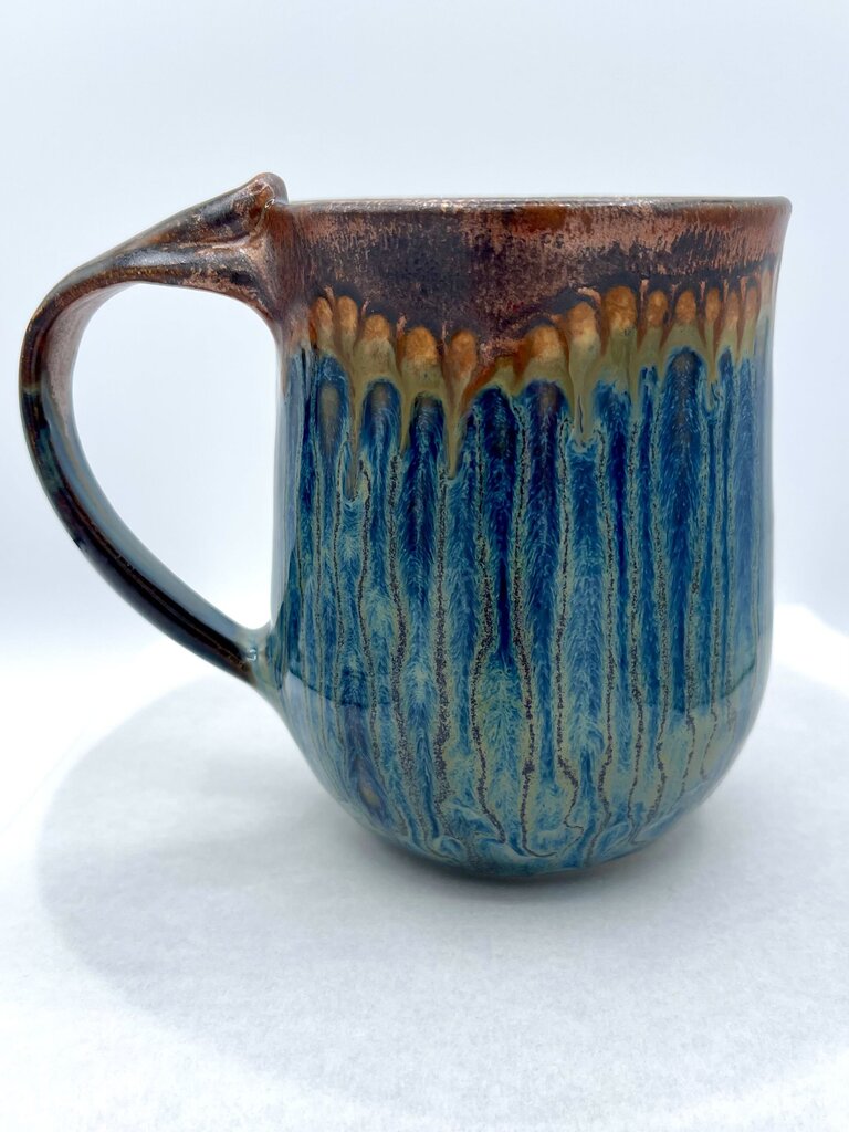 Mug- Copper/Sapphire Rain
