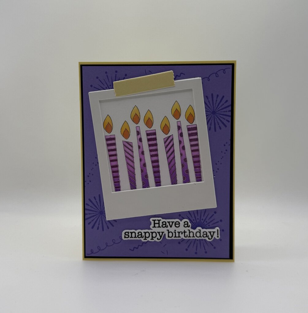 GC - Have A Snappy Birthday! Purple Card