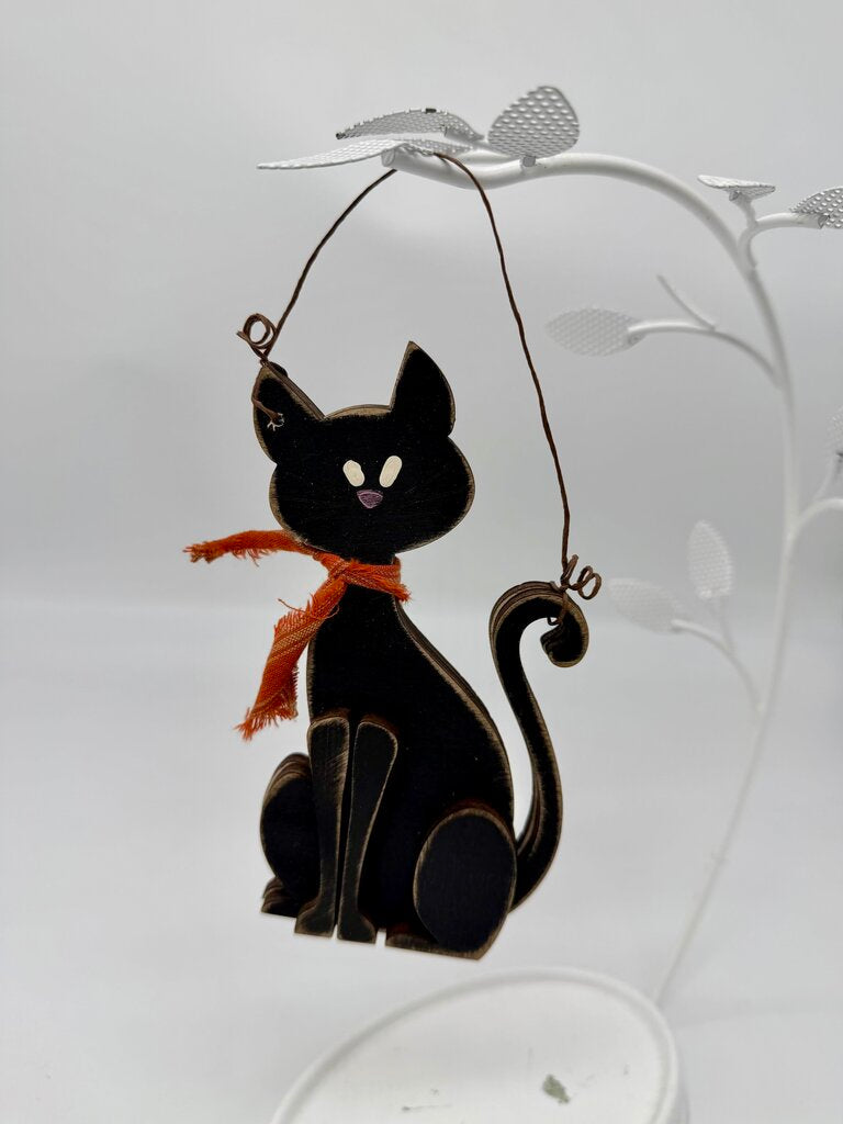 Black cat ornament