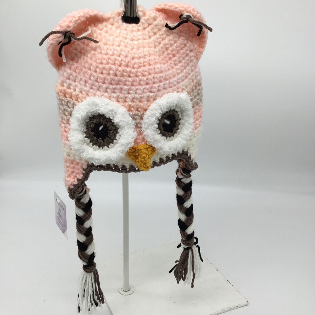 Crochet owl hat