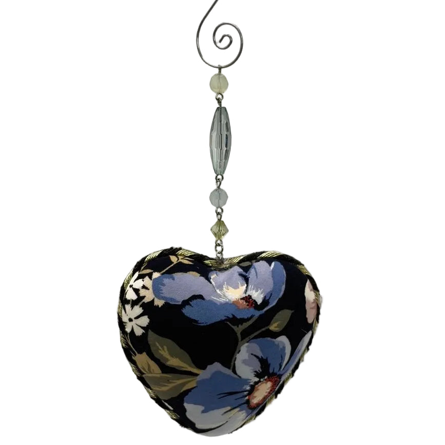 Heart floral Ornament with beads