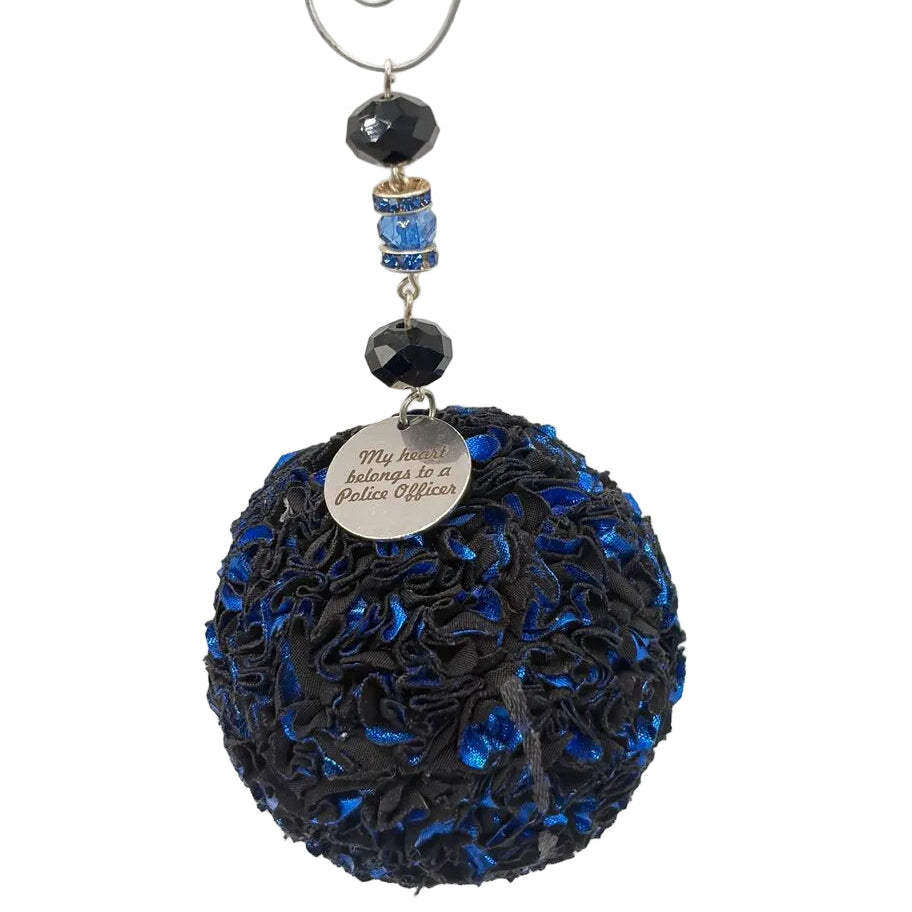 My heart belong to a police officer Hanging ornament/bauble