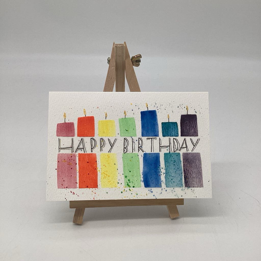 Birthday Candles card