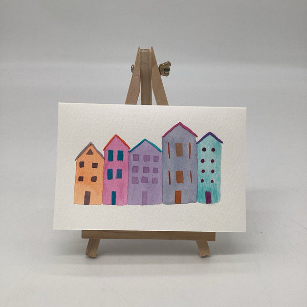 Welcome Home card - bright colors