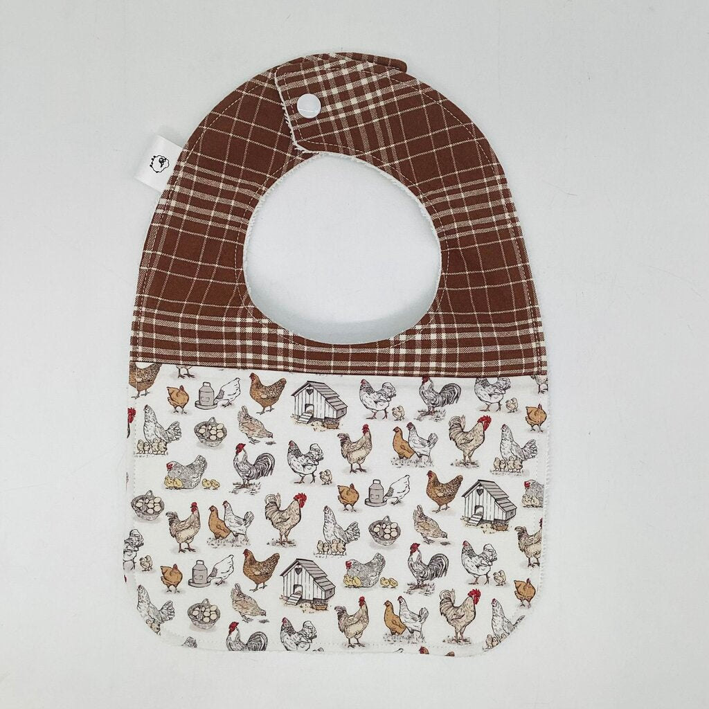 Toddler Bib (2 color cotton)