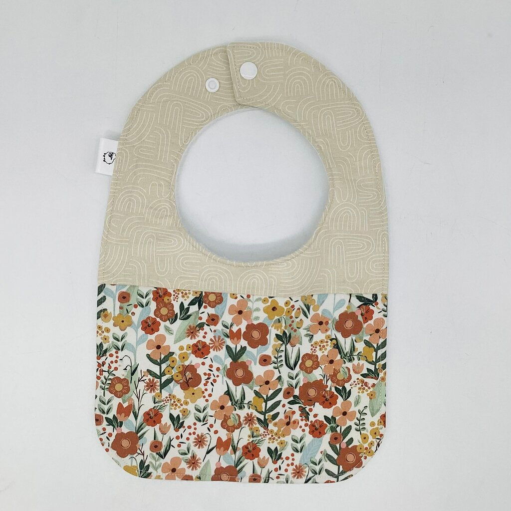 Toddler Bib (2 color cotton)