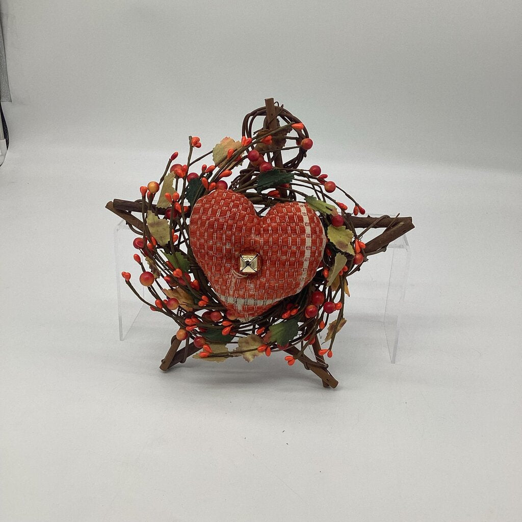 Fall Heart Grapevine Star