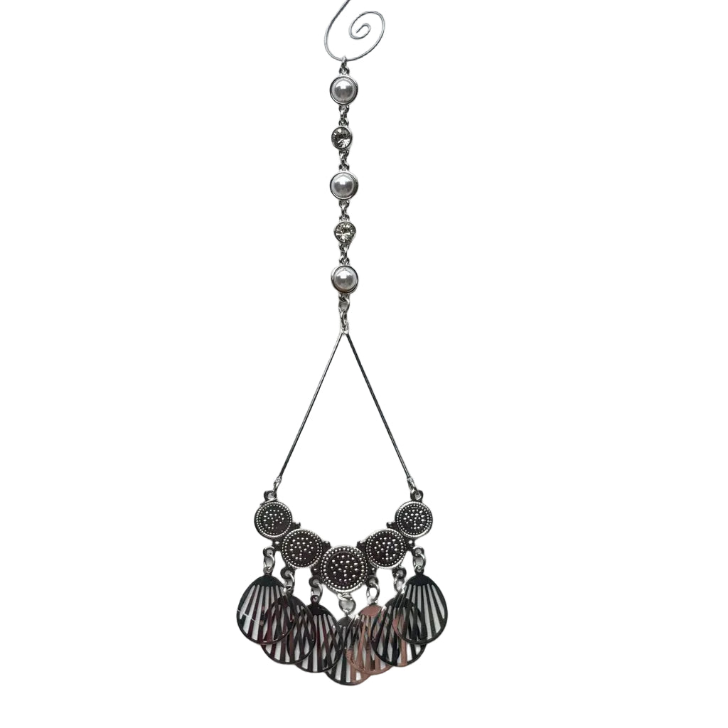 Repurposed Jewelry hanging ornament