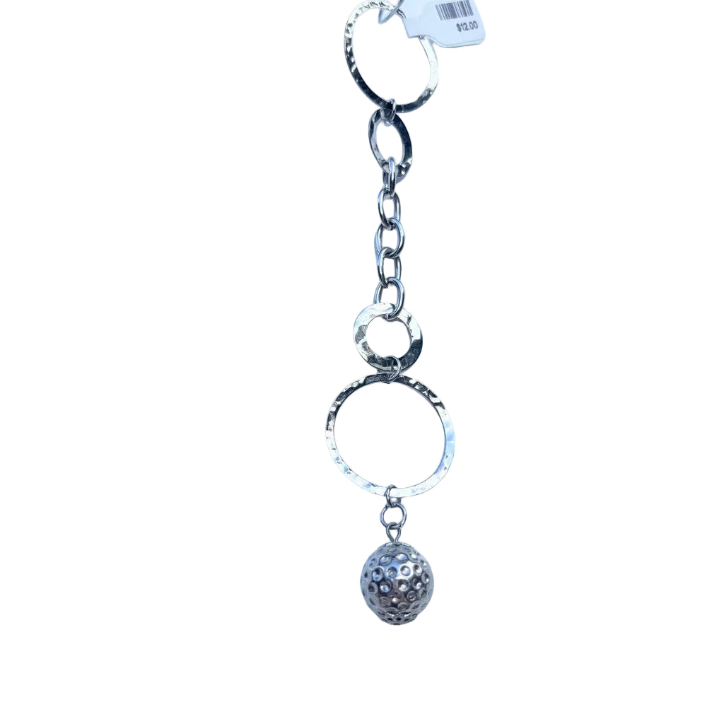 silver repurposed jewelry hanging ornament