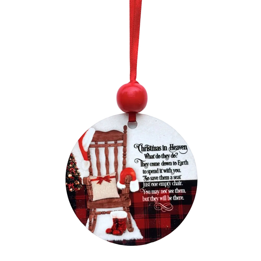christmas in heaven ornament