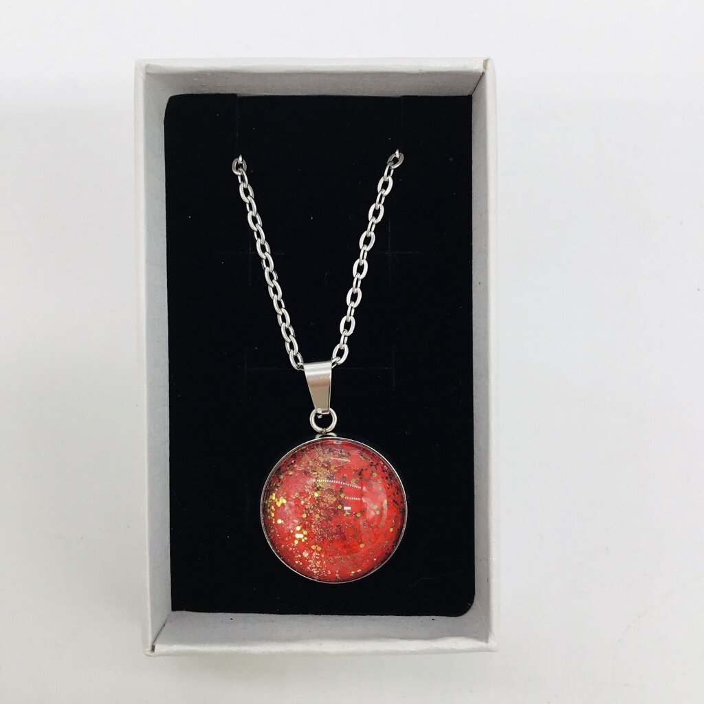 16" Necklaces- Red/Gold