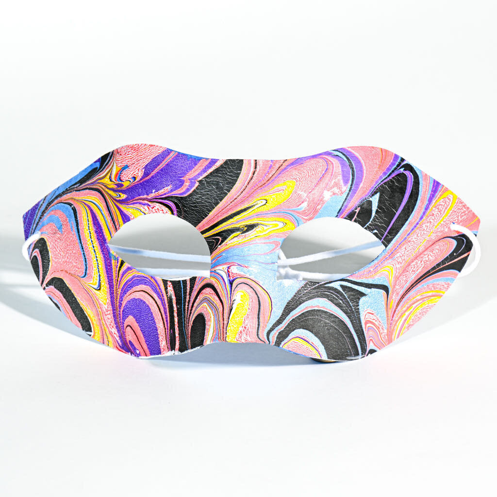 Mask - Red black purple blue 1