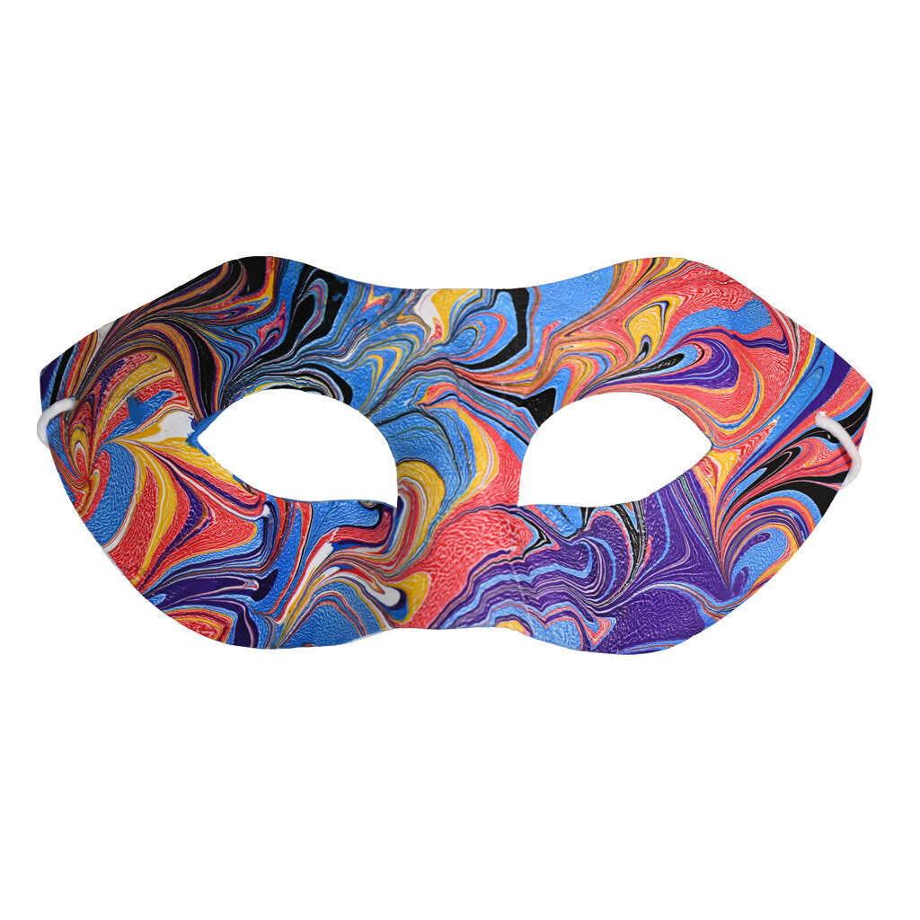 Mask - Red black purple blue 2