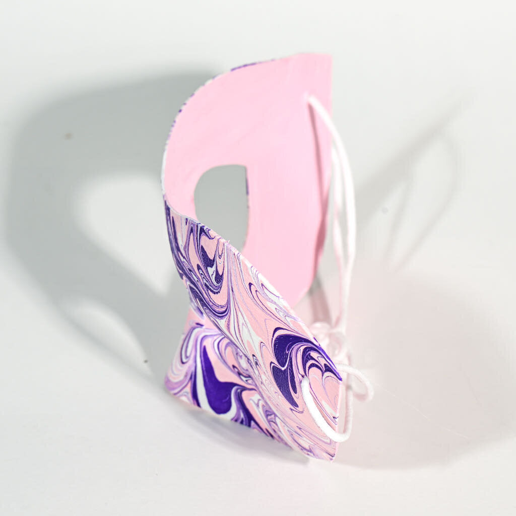Mask - Light Pink, White, Purple 1