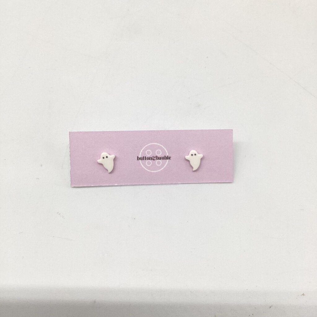 Mini Ghost Stud Earrings