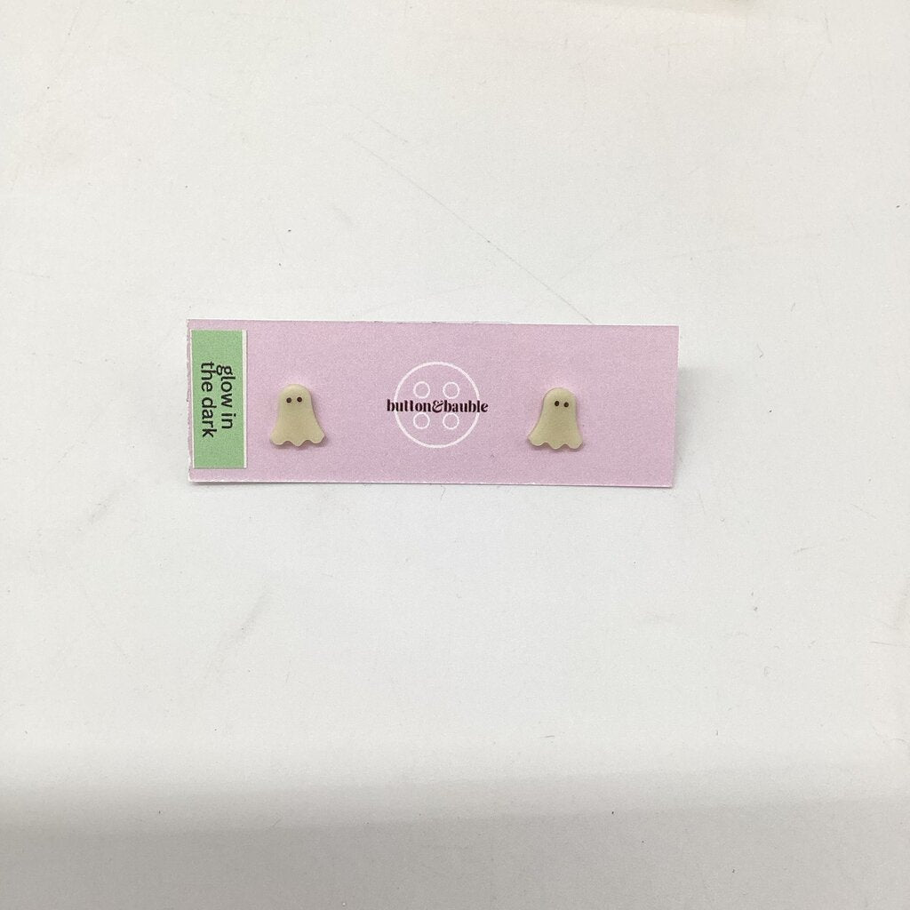 Glow Ghost Stud Earrings
