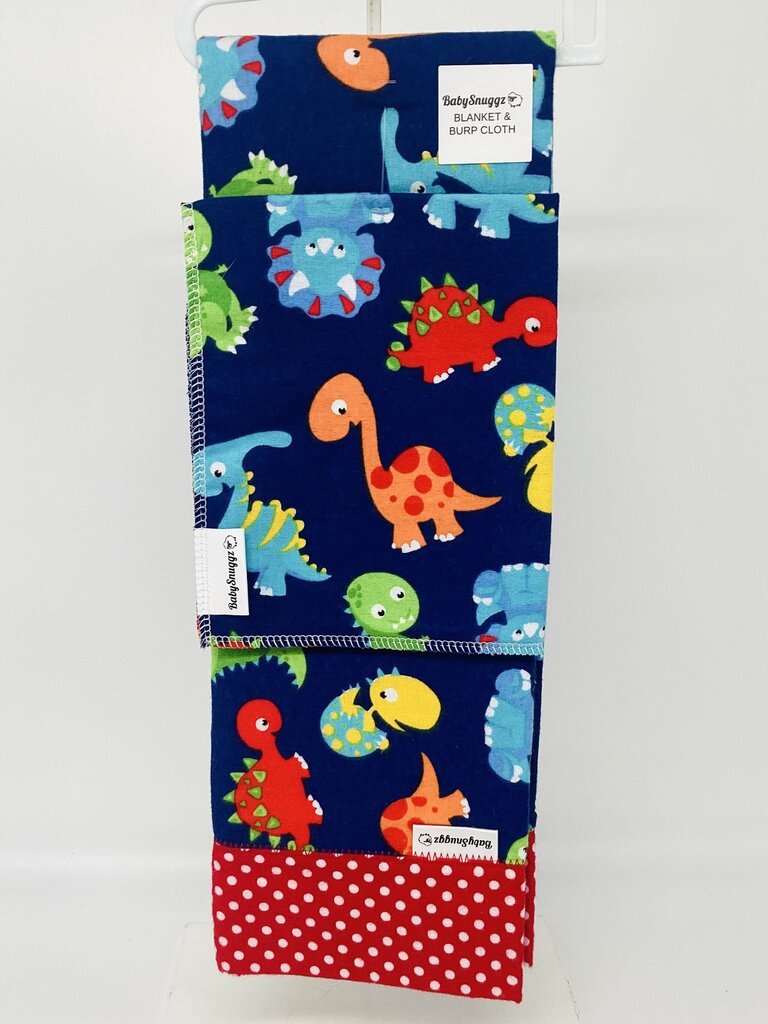 Baby Blanket & Burp Cloth Set
