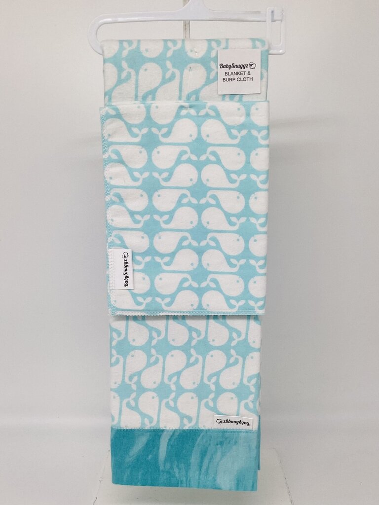 Baby Blanket & Burp Cloth Set