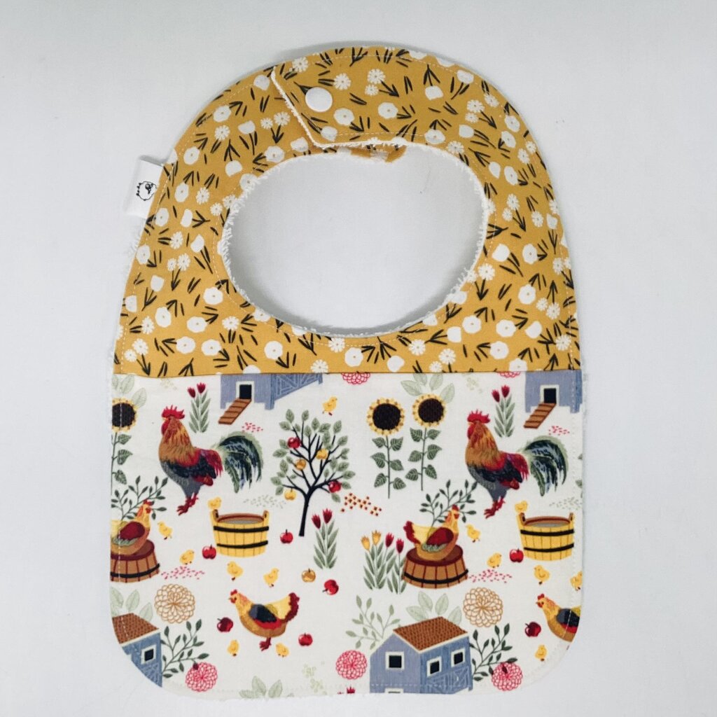 Toddler Bib (2 color cotton)
