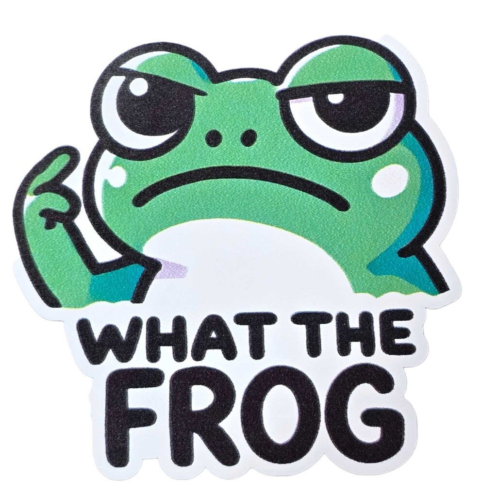 Sticker - What the Frog