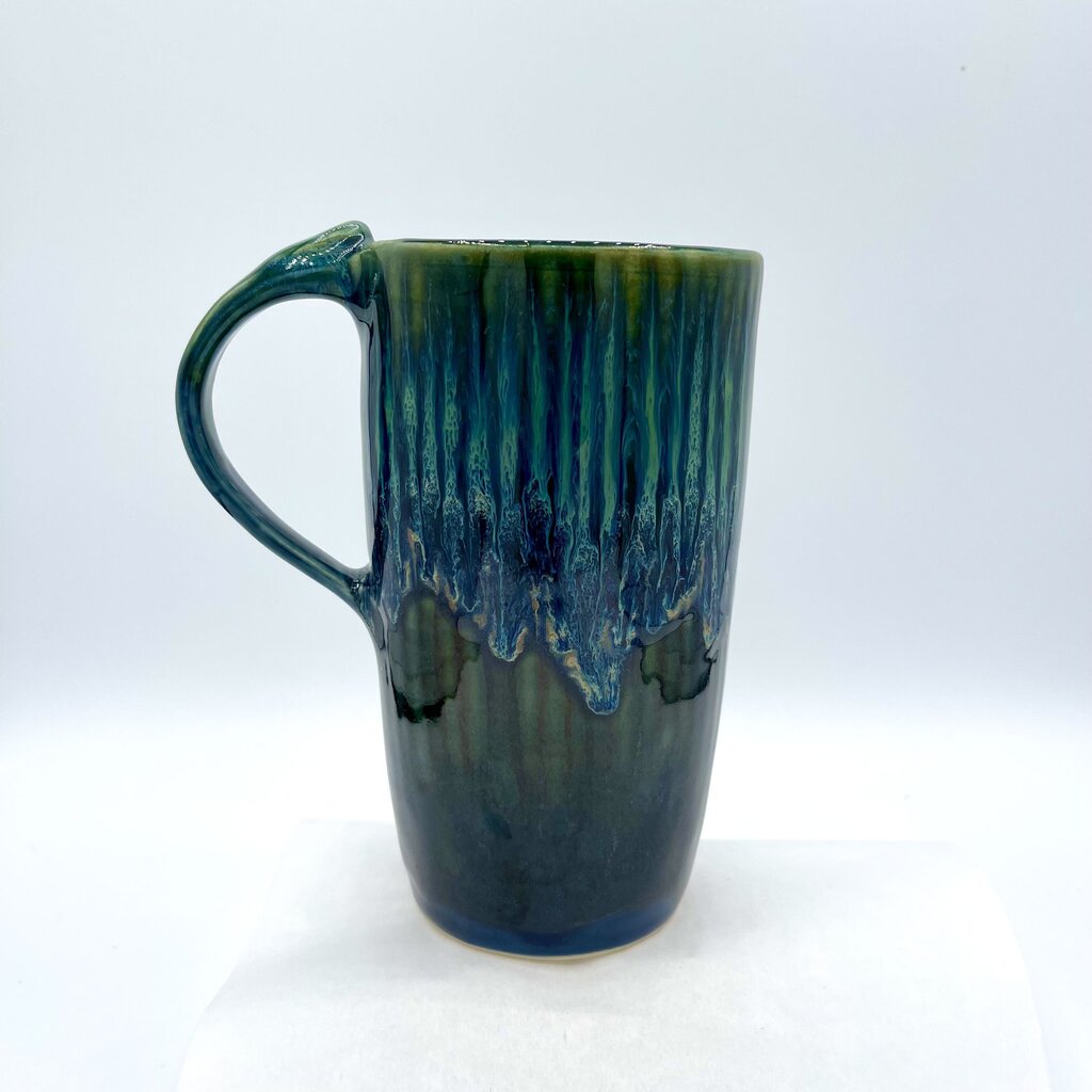 Travel Mug- Green Rain Storm