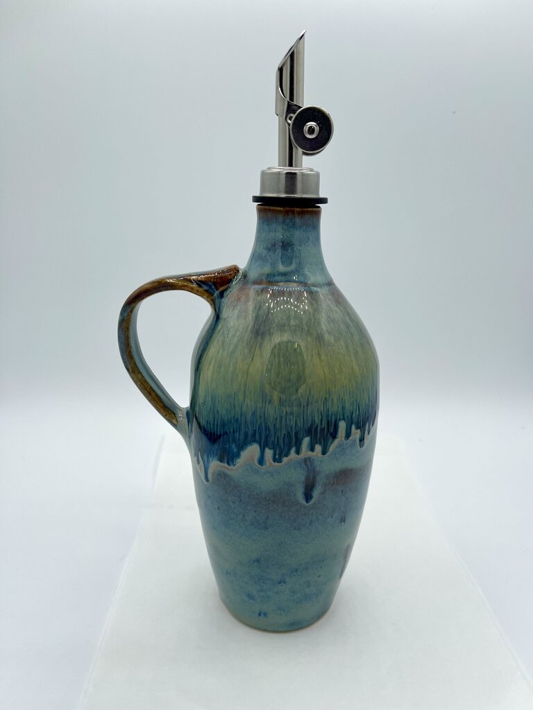 Oil Cruet- Denim Jasper Flux