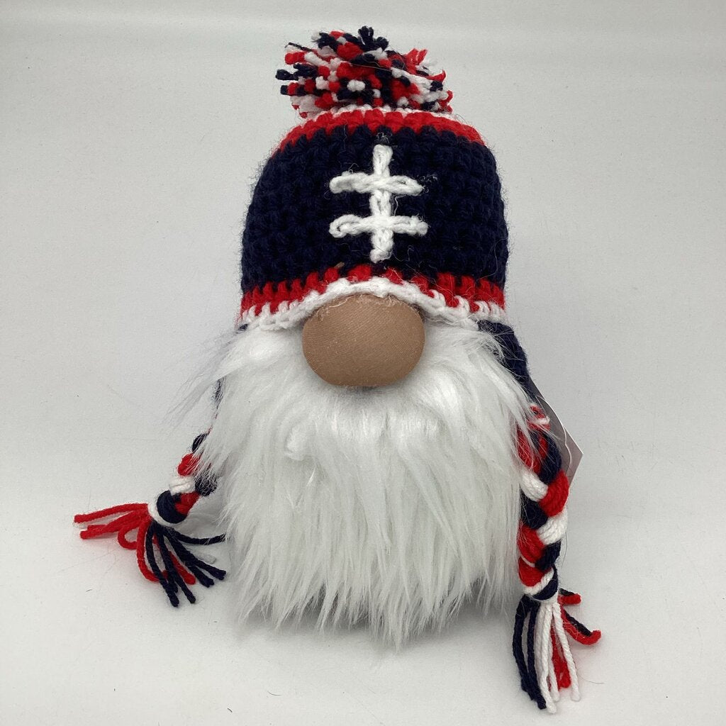 Crochet football hat gnome