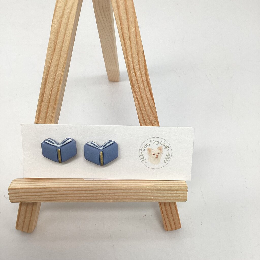 Book- blue stud