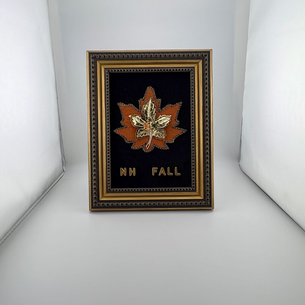 A LEAF in NH FALL in 5X7 FRAME