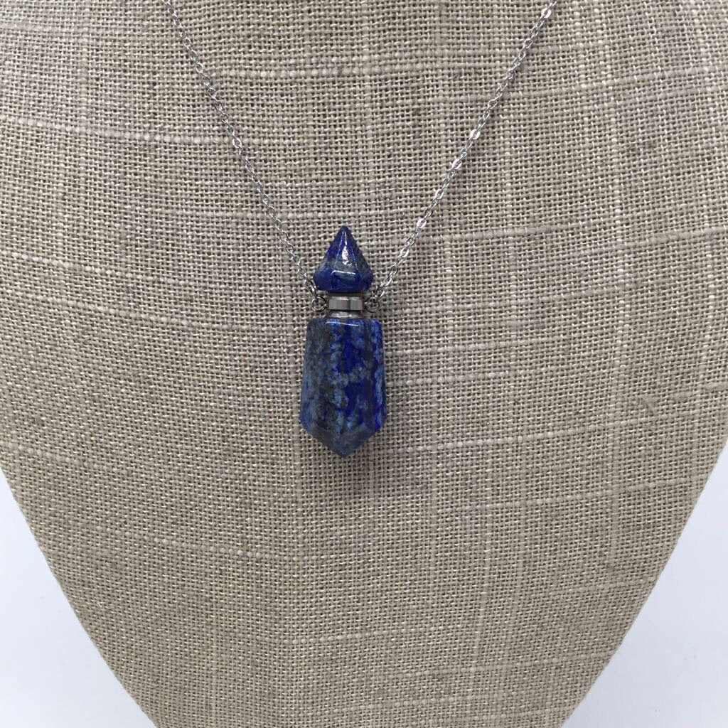 Lapis Potion Bottle Necklace