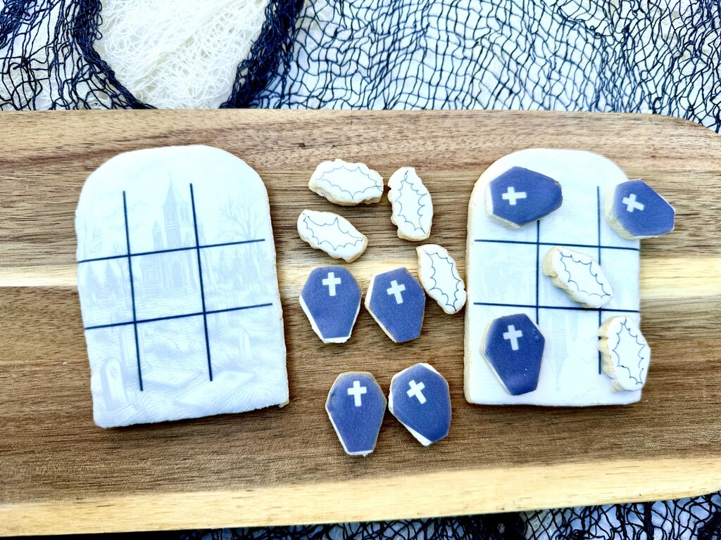 Rip Tac Toe (tic tac toe board) Sugar Cookie
