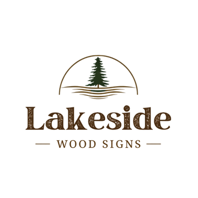 Lakeside Wood Signs