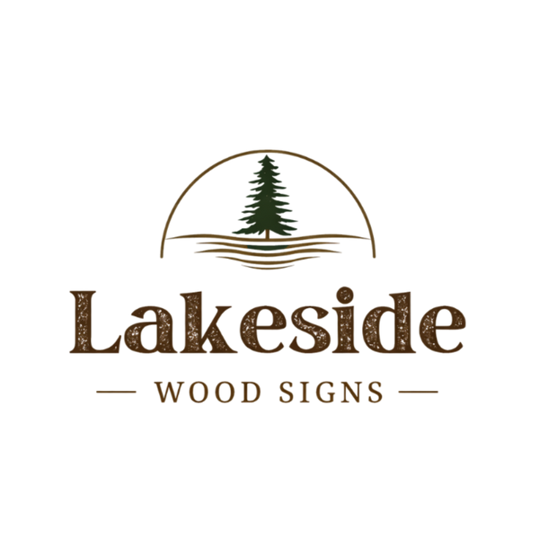 Lakeside Wood Signs