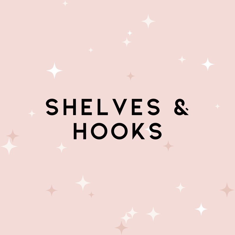 Shelves & Hooks