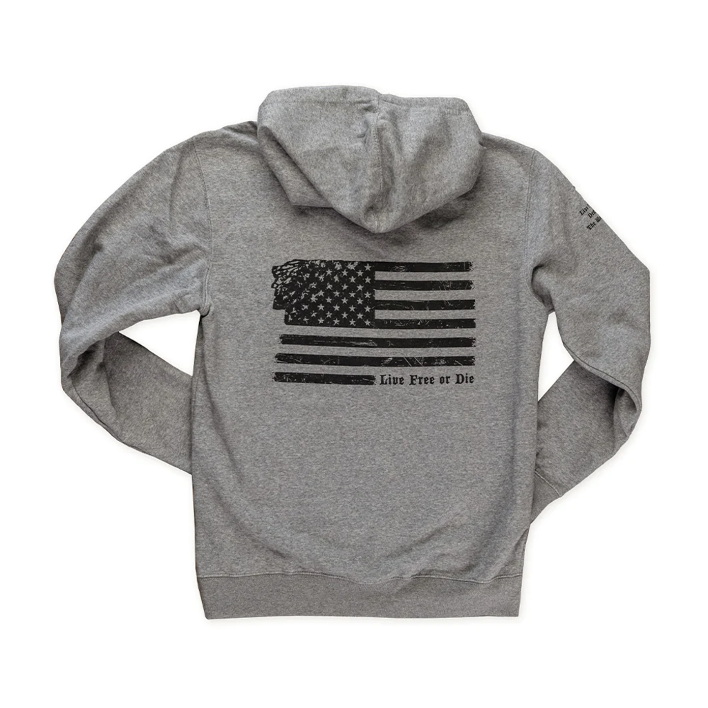 Old Man of the Mountain Flag Hoodie