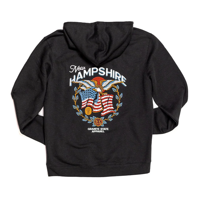 Valiant Eagle Hoodie - Black