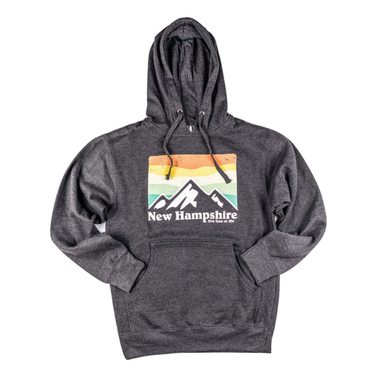 NH Vintage Mountain Hoodie - Dark Heather Grey