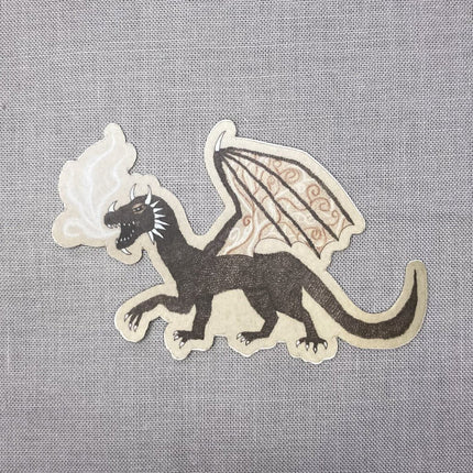 Coffee Dragon Sticker