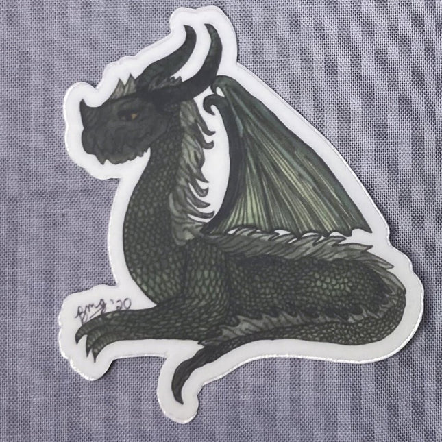 Green Dragon Sticker