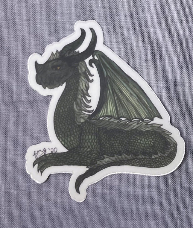 Green Dragon Sticker
